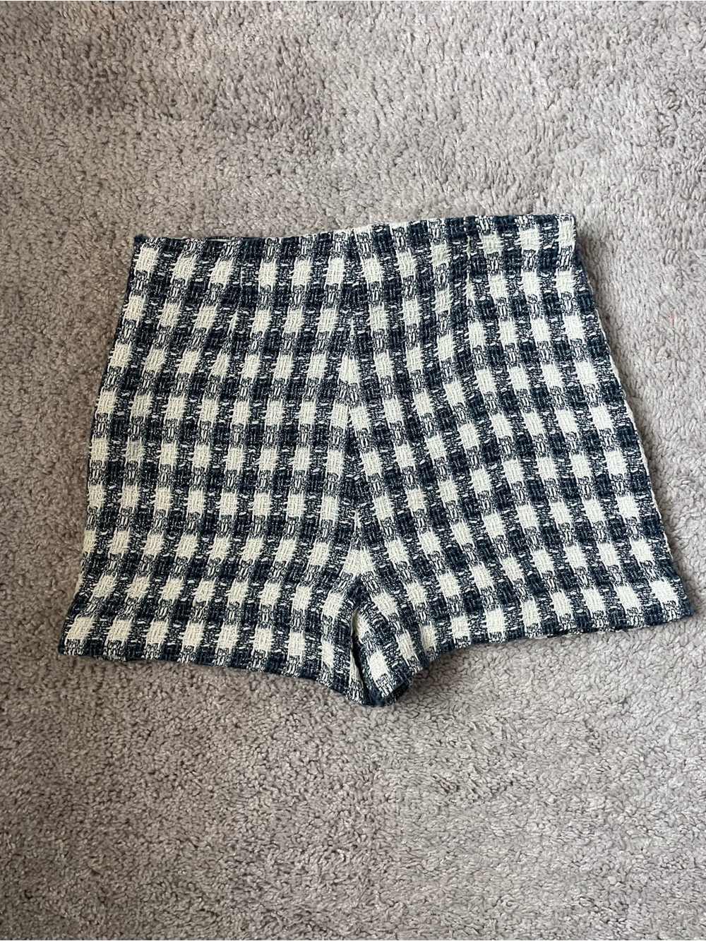 Zara Tweed Plaid Skort - Picture 4 of 6